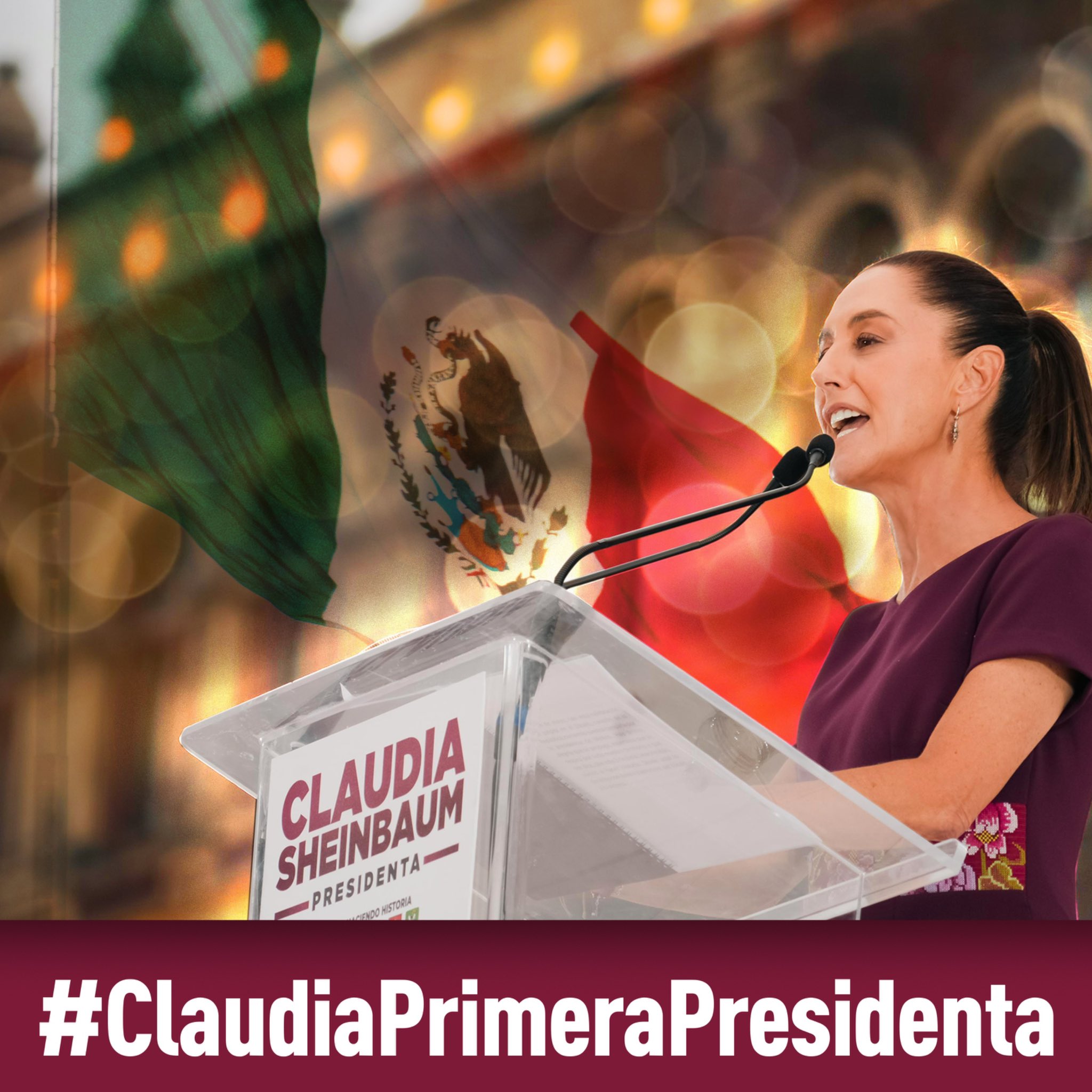 Presidenta de Mexico: Dra. Claudia Sheinbaum
