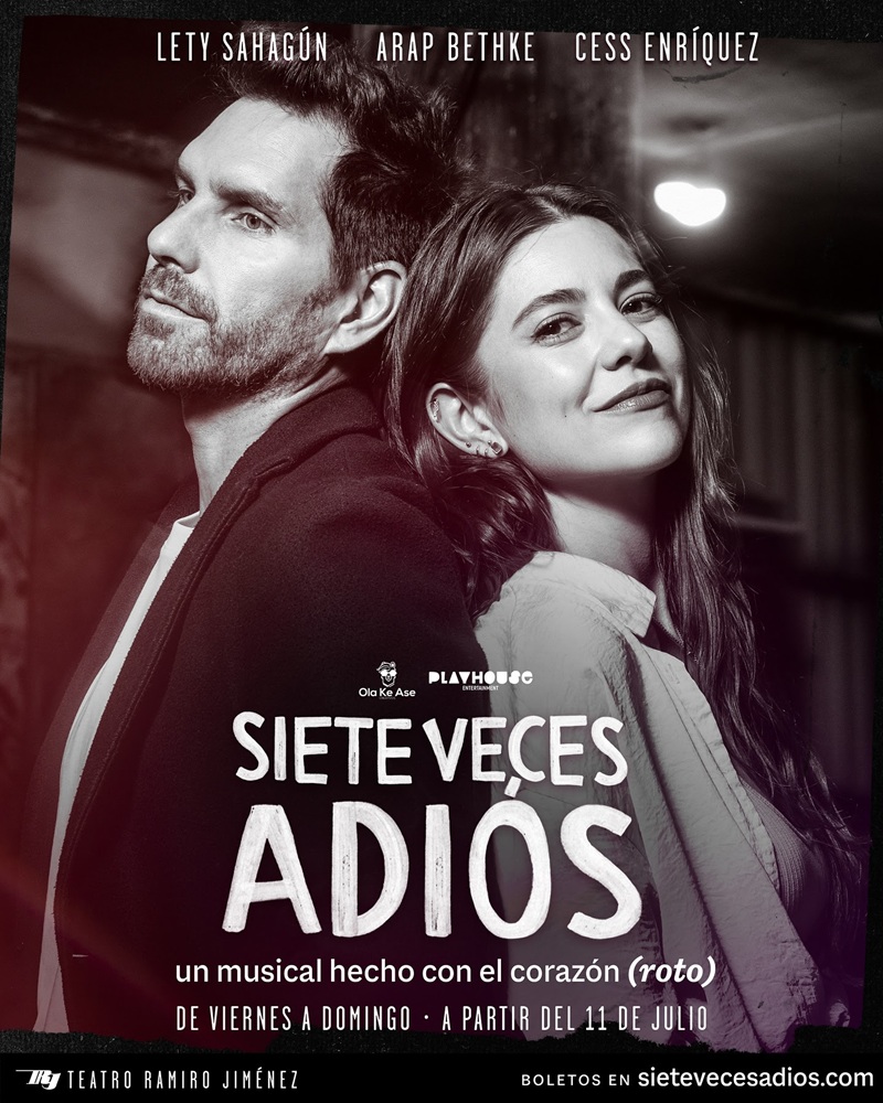 Ricardo Arap Bethke se incorpora al éxito teatral "Siete Veces Adiós" como protagonista  