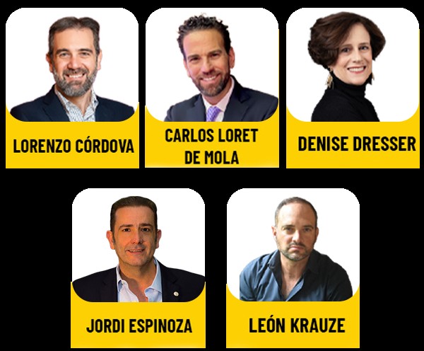 Foro empresarial ferretero CDMX: Carlos Loret - Lorenzo Cordova - Denisse Dreser 