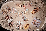 Sun & Sea, opera-performance by Rugilė Barzdžiukaitė, Vaiva Grainytė, Lina Lapelytė, the former taxi park in Vilnius, 2021. Photo by Evgenia Levin. Courtesy of the artists(4)
